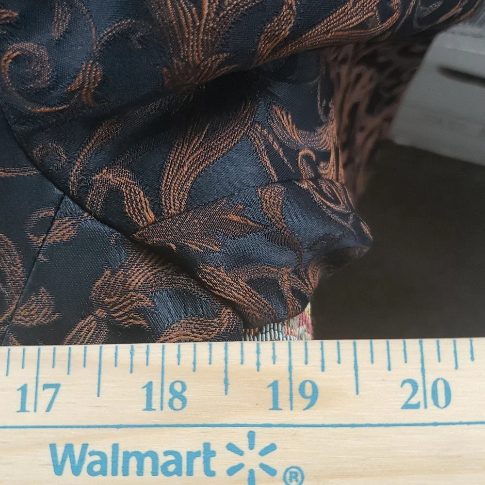 JENNIMAX Elegant‎ Brown Floral Patterned Women's Jacket
